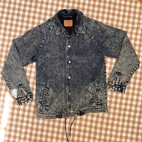 Levi’s x Patta Acid Wash Denim Coaches Jacket RARE - Picture 9 of 9